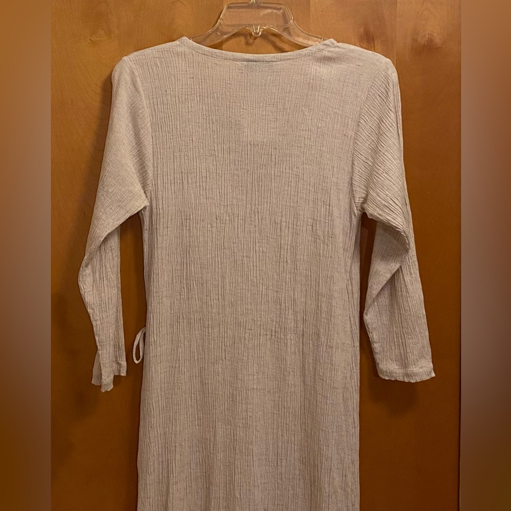 The Planet Cream Rayon Dress made in Indonesia - Picture 5 of 7